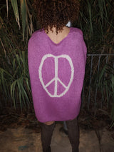 Maxi maglione Peace